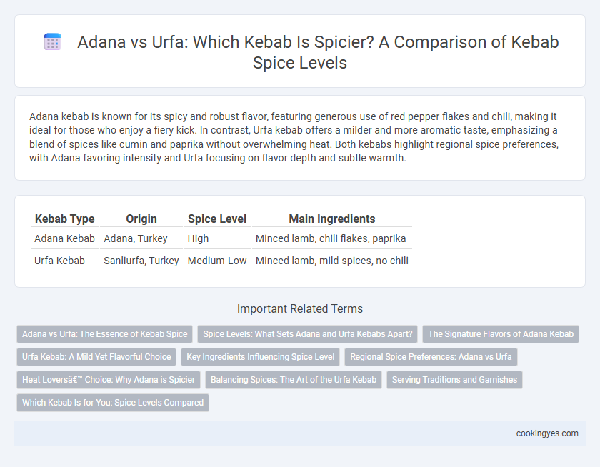 Adana vs Urfa: Which Kebab Is Spicier? A Comparison of Kebab Spice Levels