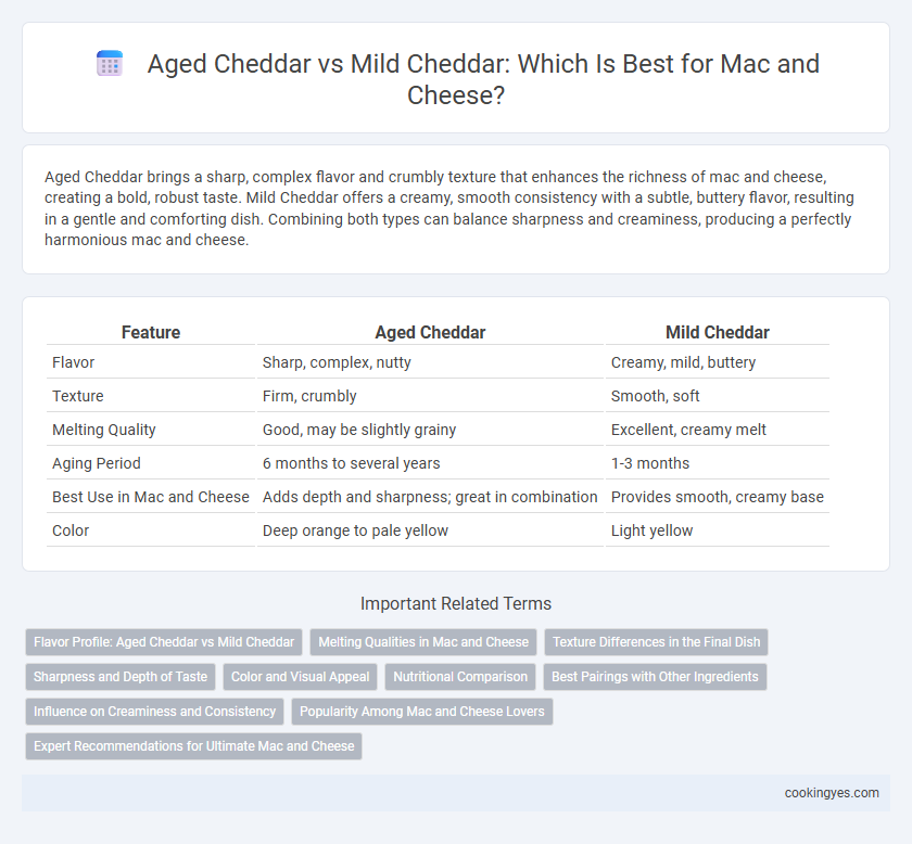 Aged Cheddar vs Mild Cheddar: Which Is Best for Mac and Cheese?