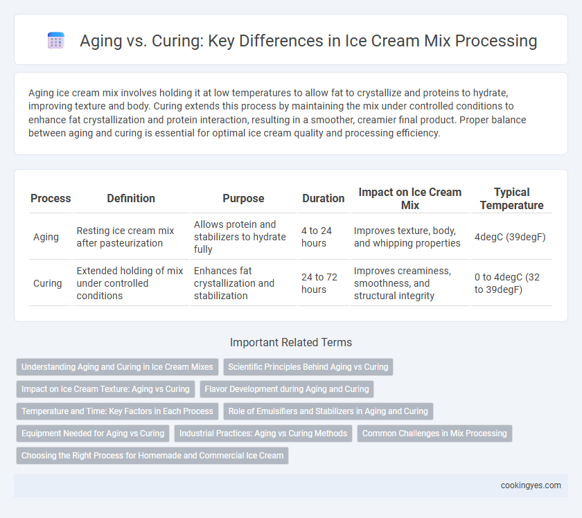 Aging vs. Curing: Key Differences in Ice Cream Mix Processing