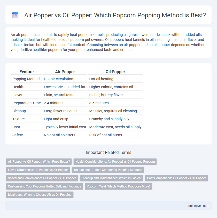 Air Popper vs Oil Popper: Which Popcorn Popping Method is Best?