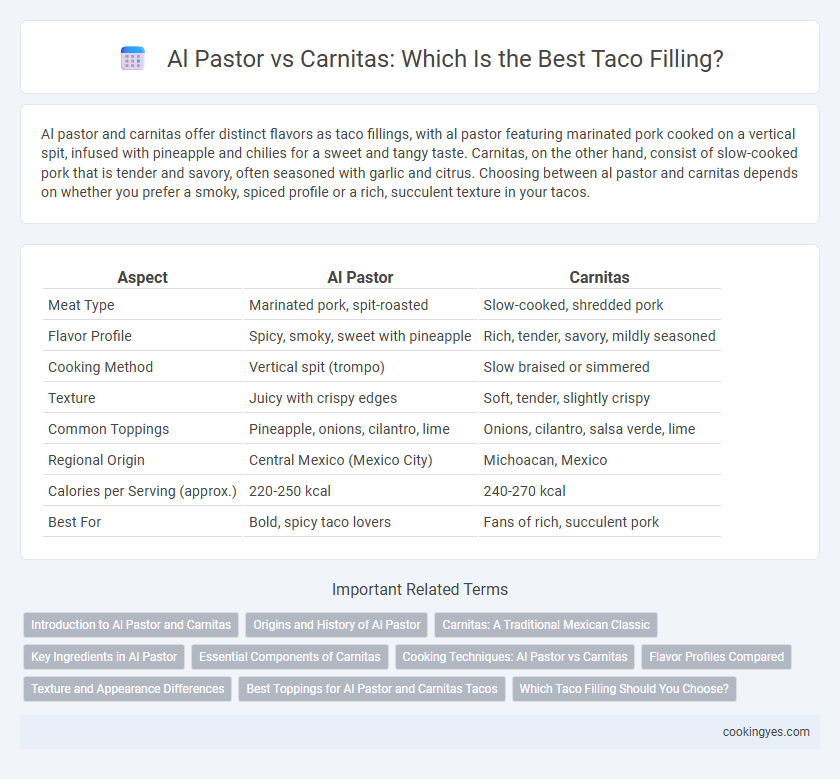 Al Pastor vs Carnitas: Which Is the Best Taco Filling?