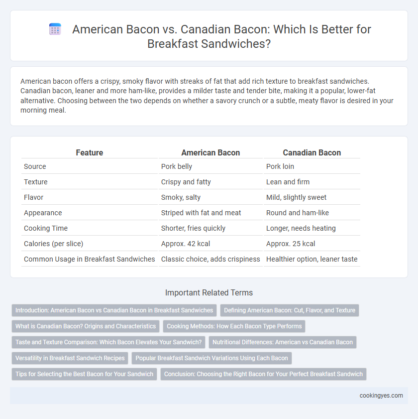 American Bacon vs. Canadian Bacon: Which Is Better for Breakfast Sandwiches?
