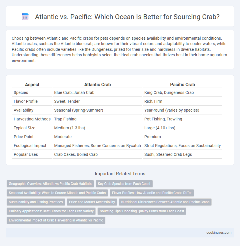 Atlantic vs. Pacific: Which Ocean Is Better for Sourcing Crab?