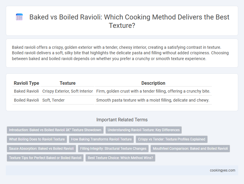 Baked vs Boiled Ravioli: Which Cooking Method Delivers the Best Texture?