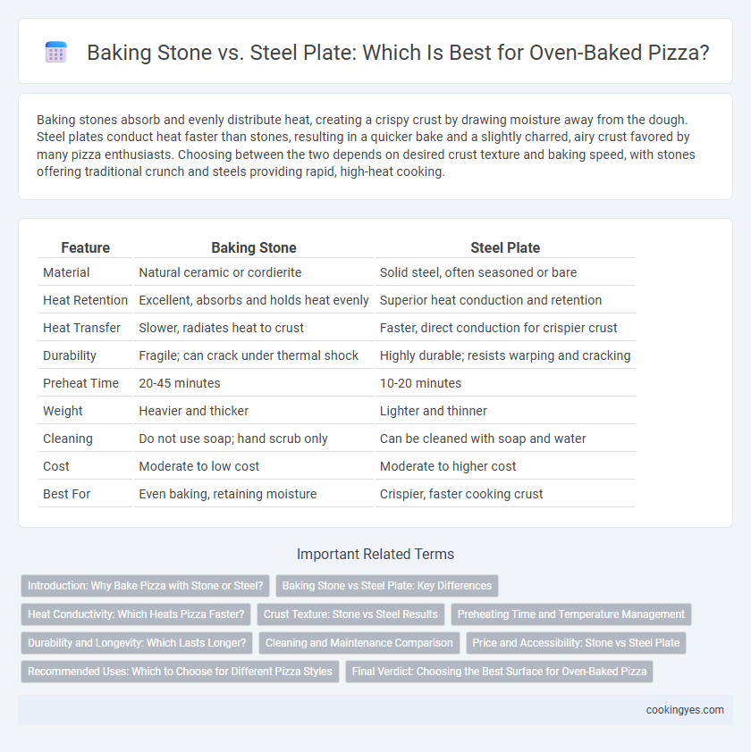 Baking Stone vs. Steel Plate: Which Is Best for Oven-Baked Pizza?