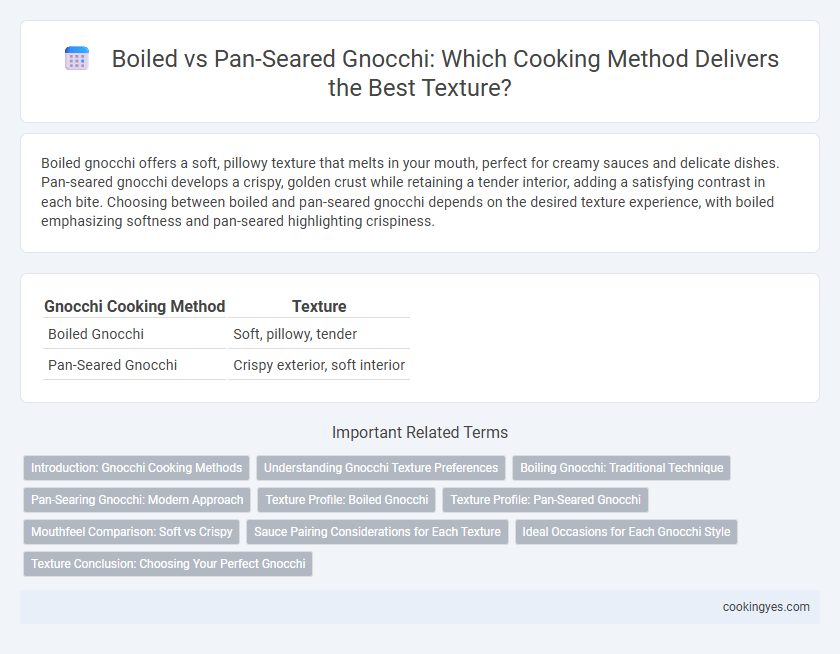 Boiled vs Pan-Seared Gnocchi: Which Cooking Method Delivers the Best Texture?
