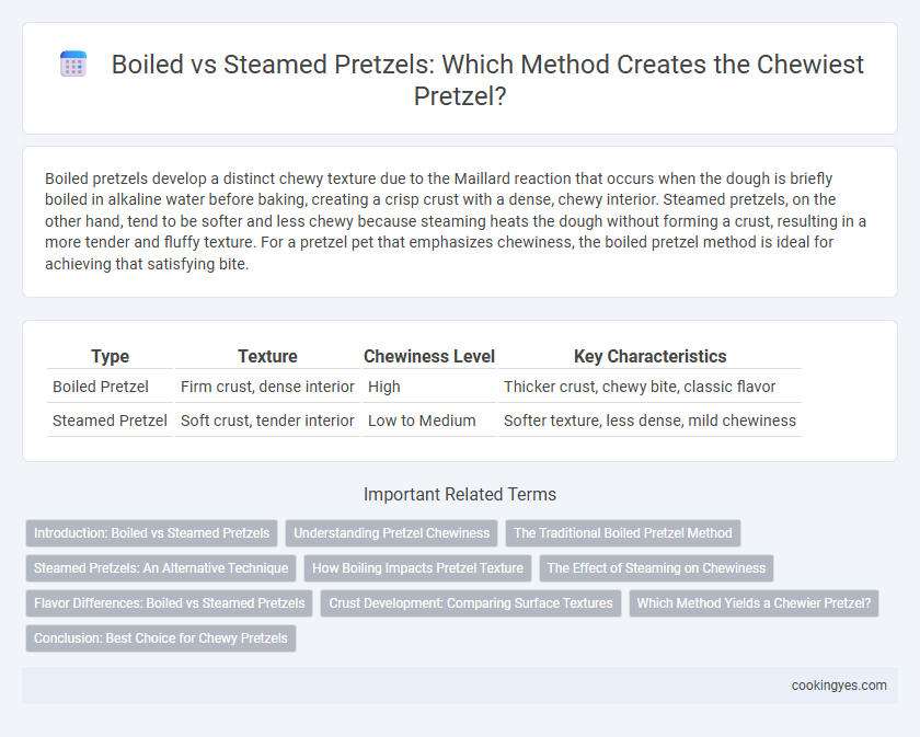 Boiled vs Steamed Pretzels: Which Method Creates the Chewiest Pretzel?