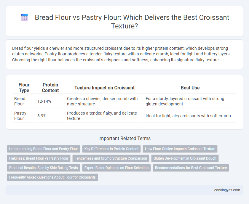 Bread Flour vs Pastry Flour: Which Delivers the Best Croissant Texture?