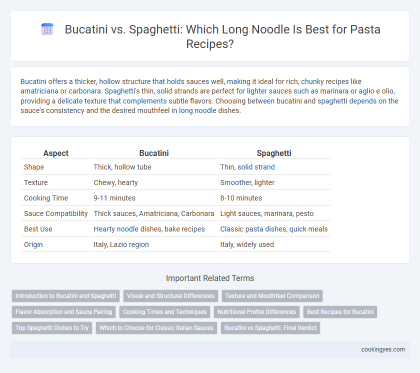 Bucatini vs. Spaghetti: Which Long Noodle Is Best for Pasta Recipes?