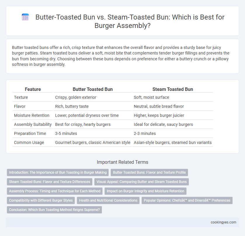 Butter-Toasted Bun vs. Steam-Toasted Bun: Which is Best for Burger Assembly?