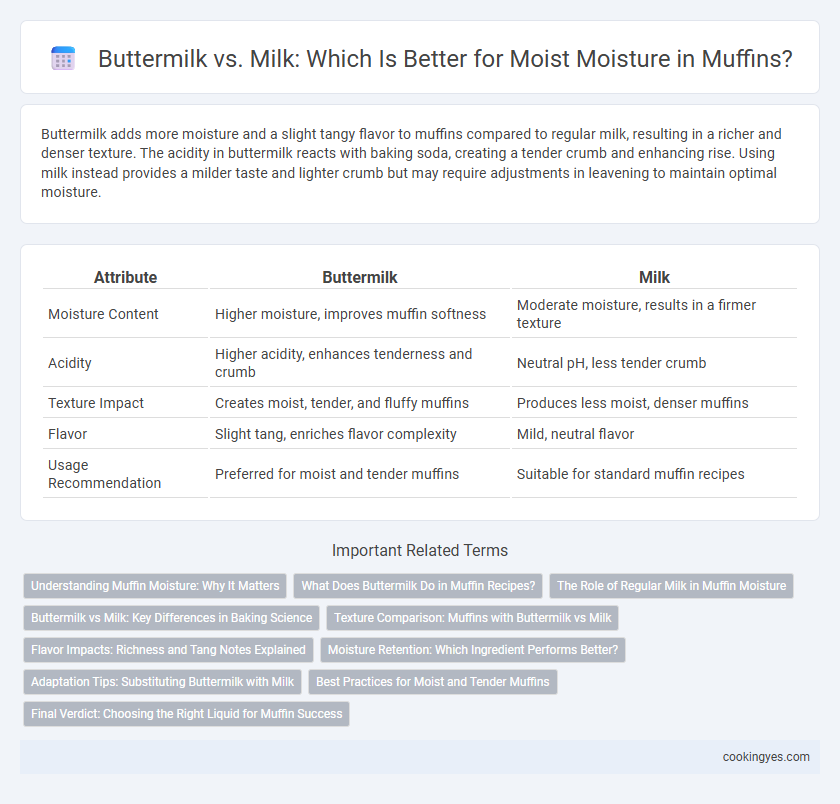 Buttermilk vs. Milk: Which Is Better for Moist Moisture in Muffins?