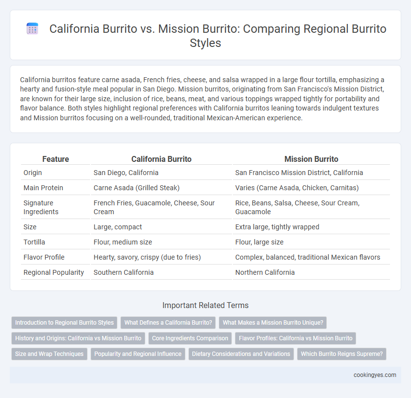 California Burrito vs. Mission Burrito: Comparing Regional Burrito Styles