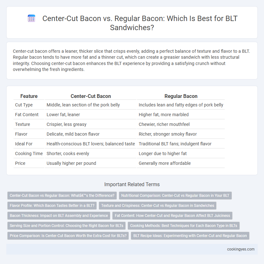 Center-Cut Bacon vs. Regular Bacon: Which Is Best for BLT Sandwiches?