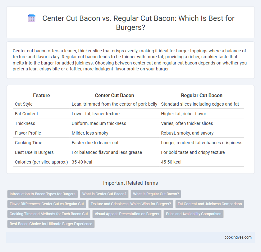 Center Cut Bacon vs. Regular Cut Bacon: Which Is Best for Burgers?