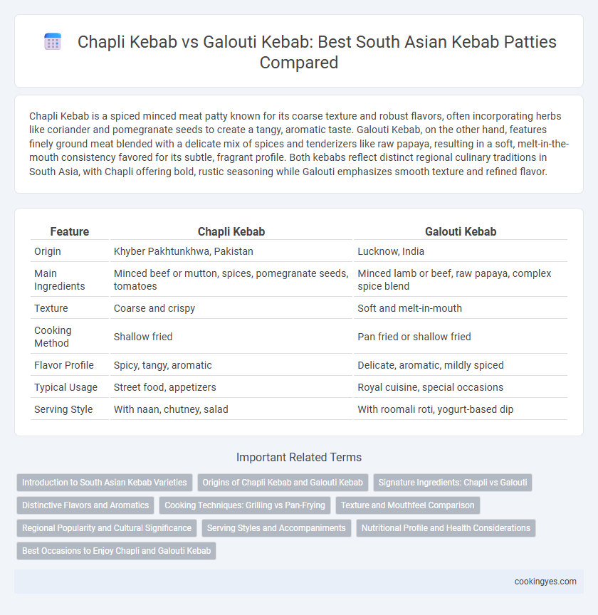 Chapli Kebab vs Galouti Kebab: Best South Asian Kebab Patties Compared