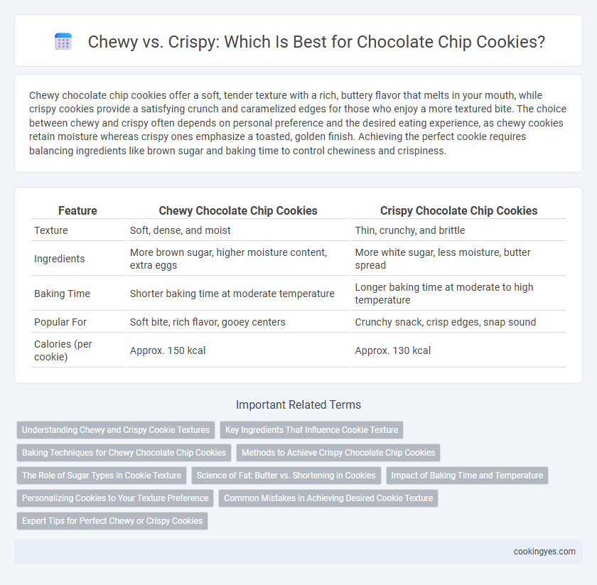 Chewy vs. Crispy: Which Is Best for Chocolate Chip Cookies?