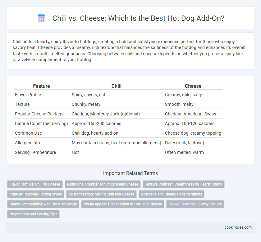 Chili vs. Cheese: Which Is the Best Hot Dog Add-On?