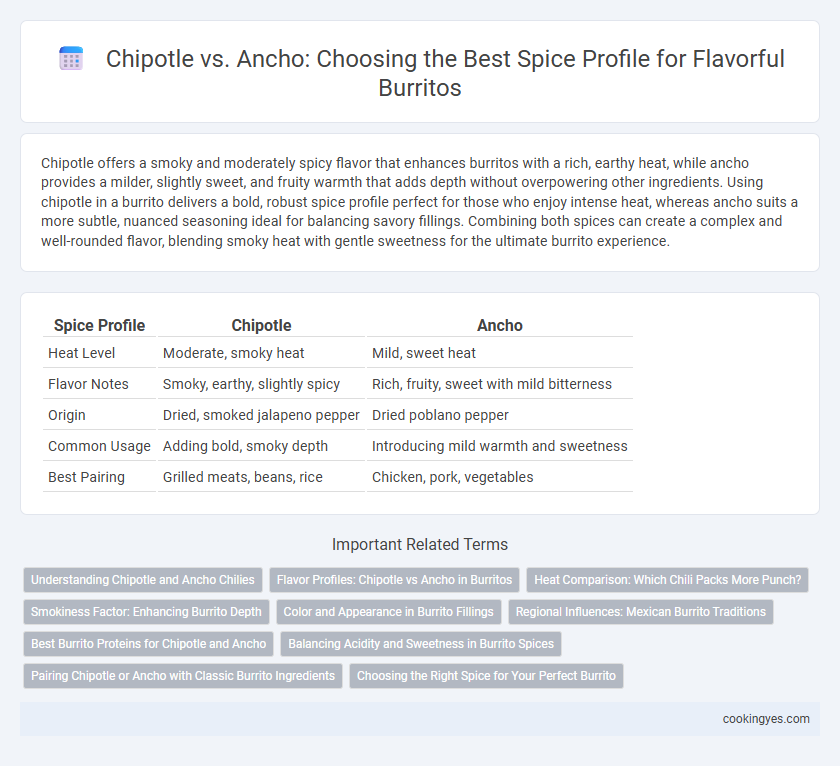Chipotle vs. Ancho: Choosing the Best Spice Profile for Flavorful Burritos