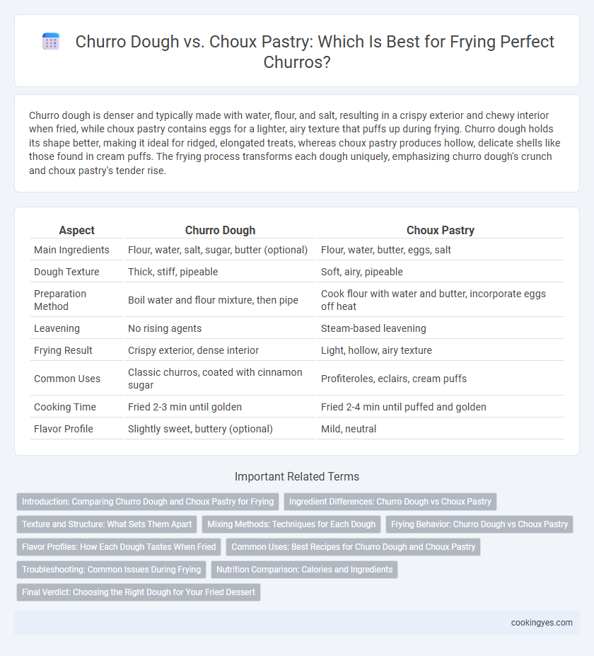 Churro Dough vs. Choux Pastry: Which Is Best for Frying Perfect Churros?