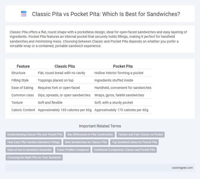 Classic Pita vs Pocket Pita: Which Is Best for Sandwiches?