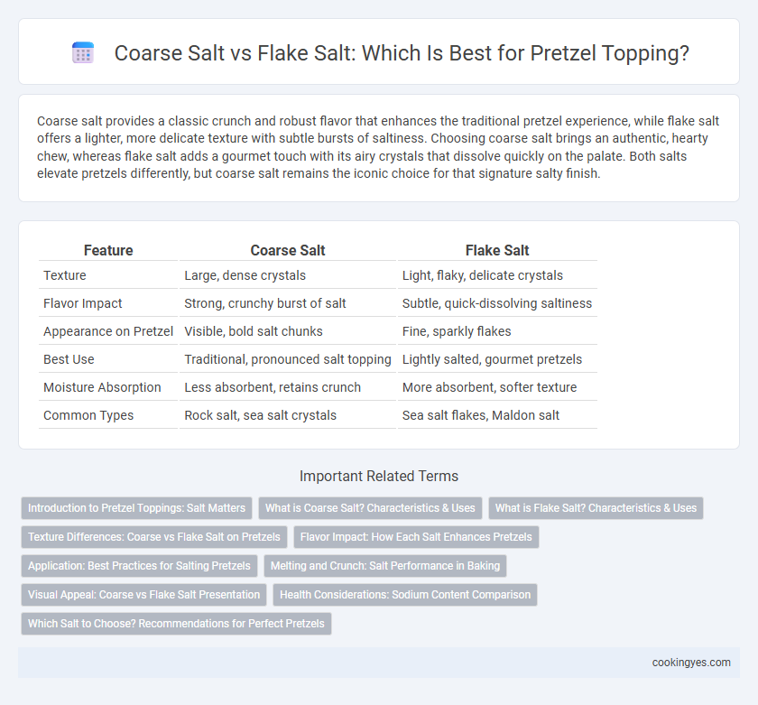 Coarse Salt vs Flake Salt: Which Is Best for Pretzel Topping?