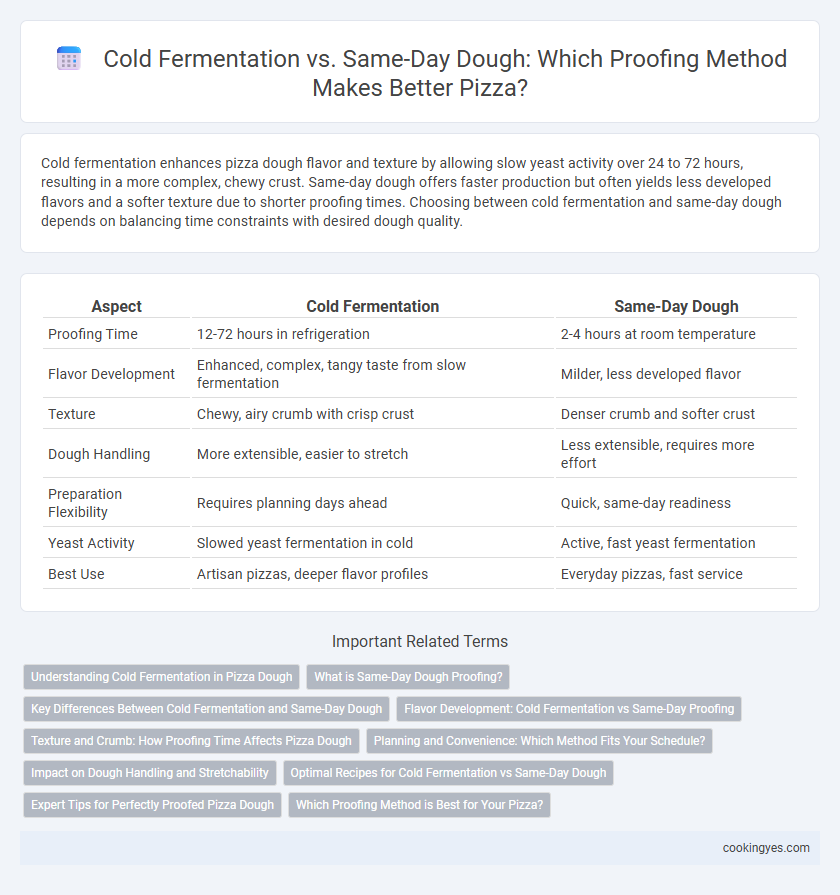 Cold Fermentation vs. Same-Day Dough: Which Proofing Method Makes Better Pizza?