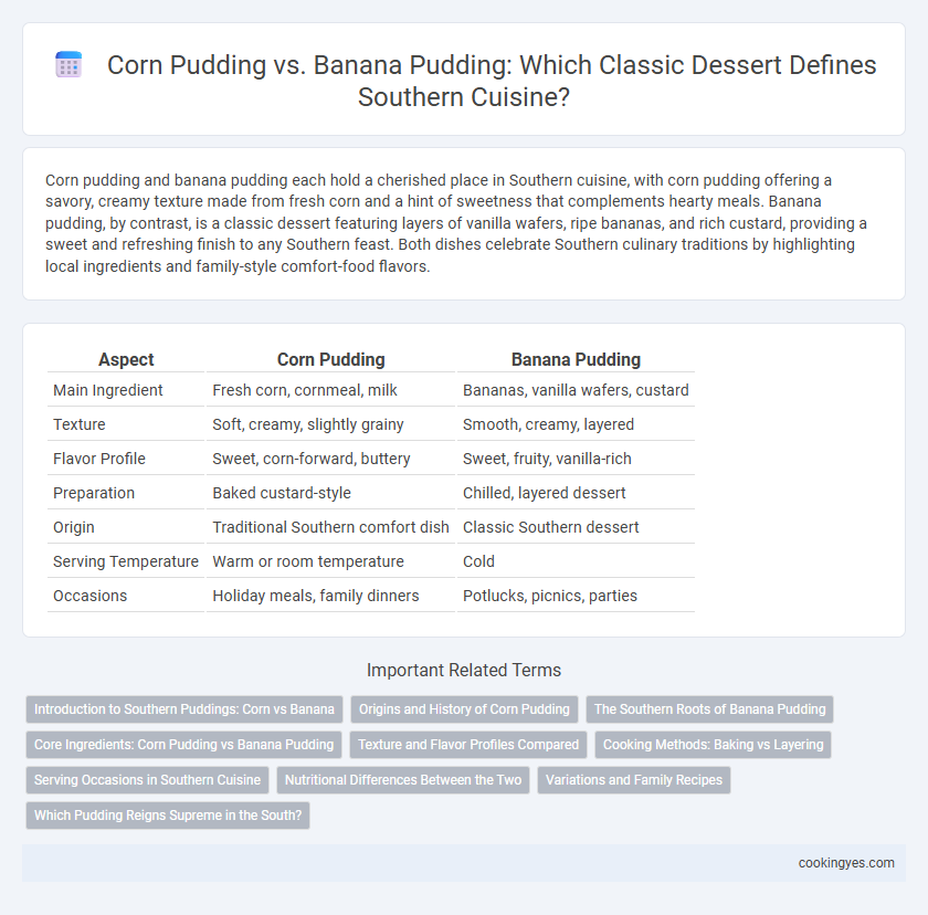 Corn Pudding vs. Banana Pudding: Which Classic Dessert Defines Southern Cuisine?