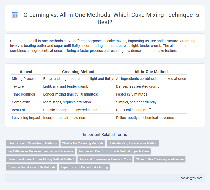 Creaming vs. All-in-One Methods: Which Cake Mixing Technique Is Best?