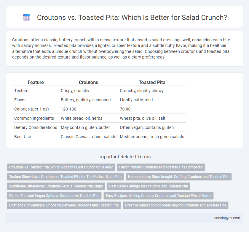 Croutons vs. Toasted Pita: Which Is Better for Salad Crunch?