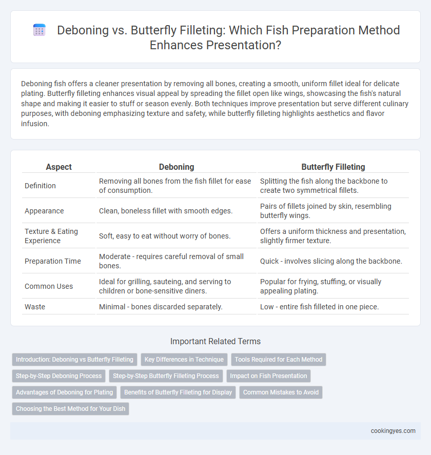Deboning vs. Butterfly Filleting: Which Fish Preparation Method Enhances Presentation?