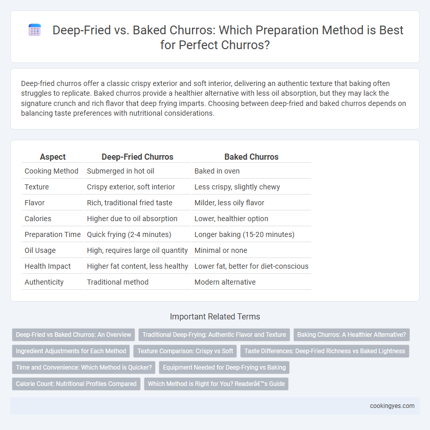 Deep-Fried vs. Baked Churros: Which Preparation Method is Best for Perfect Churros?
