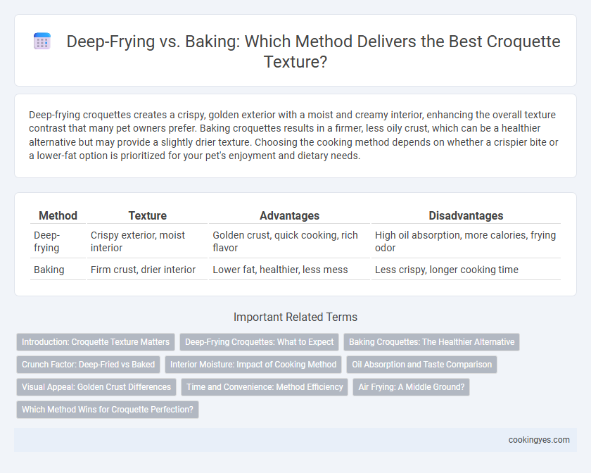 Deep-Frying vs. Baking: Which Method Delivers the Best Croquette Texture?