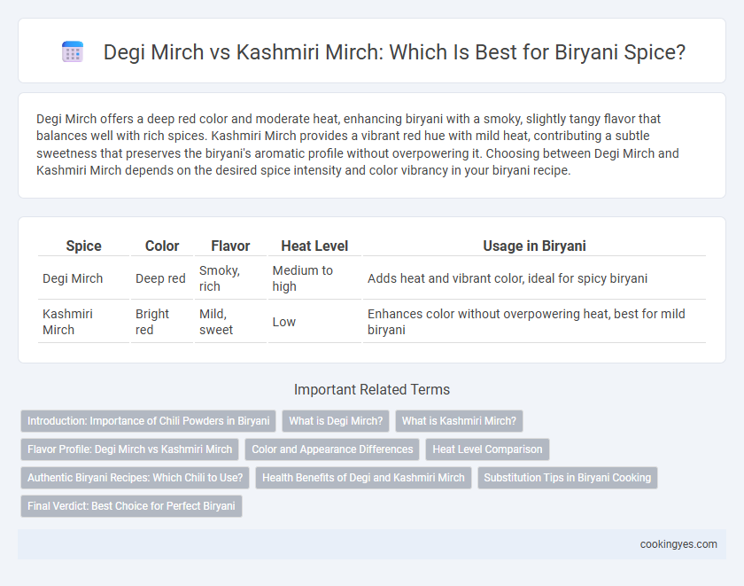 Degi Mirch vs Kashmiri Mirch: Which Is Best for Biryani Spice?