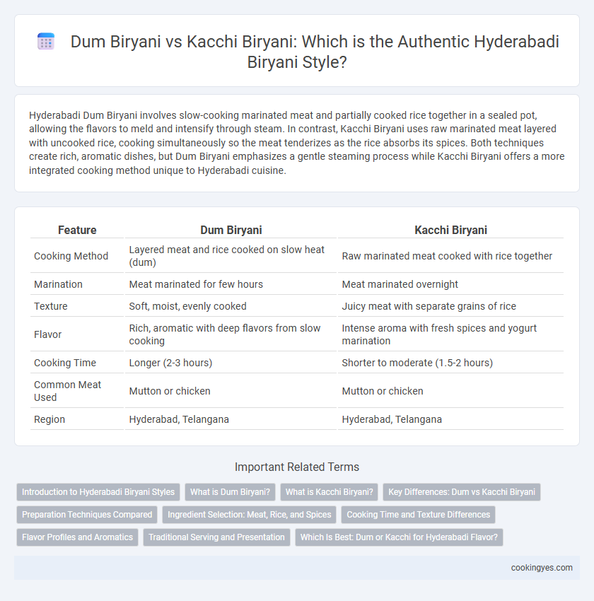 Dum Biryani vs Kacchi Biryani: Which is the Authentic Hyderabadi Biryani Style?