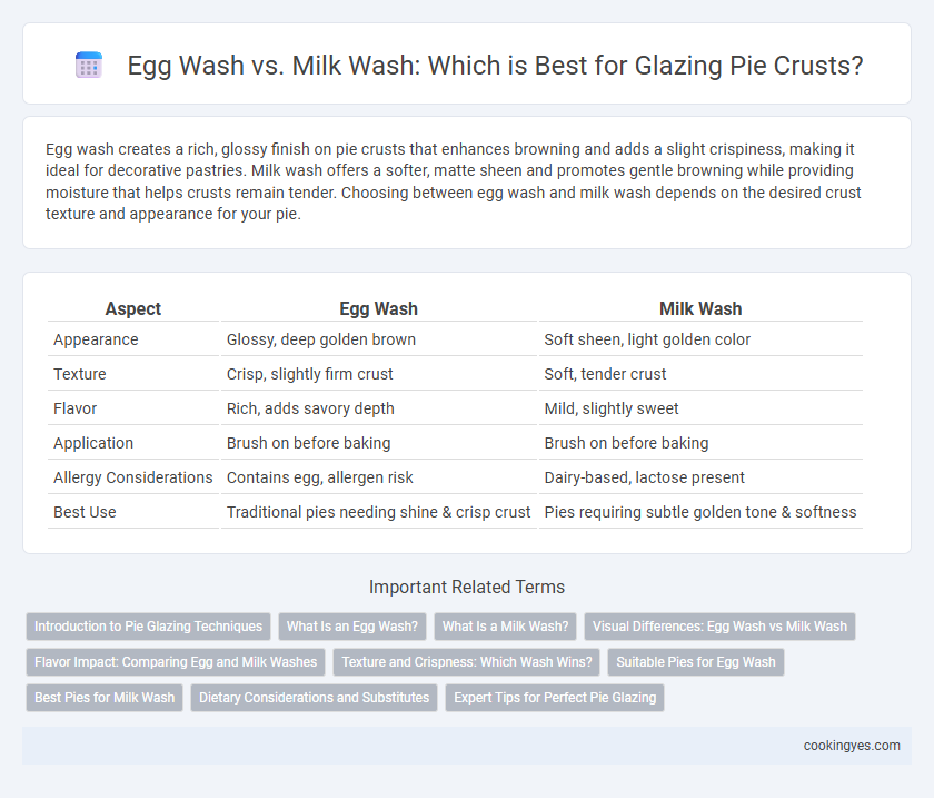 Egg Wash vs. Milk Wash: Which is Best for Glazing Pie Crusts?