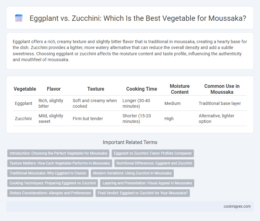 Eggplant vs. Zucchini: Which Is the Best Vegetable for Moussaka?