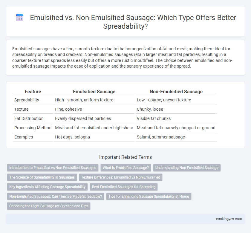 Emulsified vs. Non-Emulsified Sausage: Which Type Offers Better Spreadability?