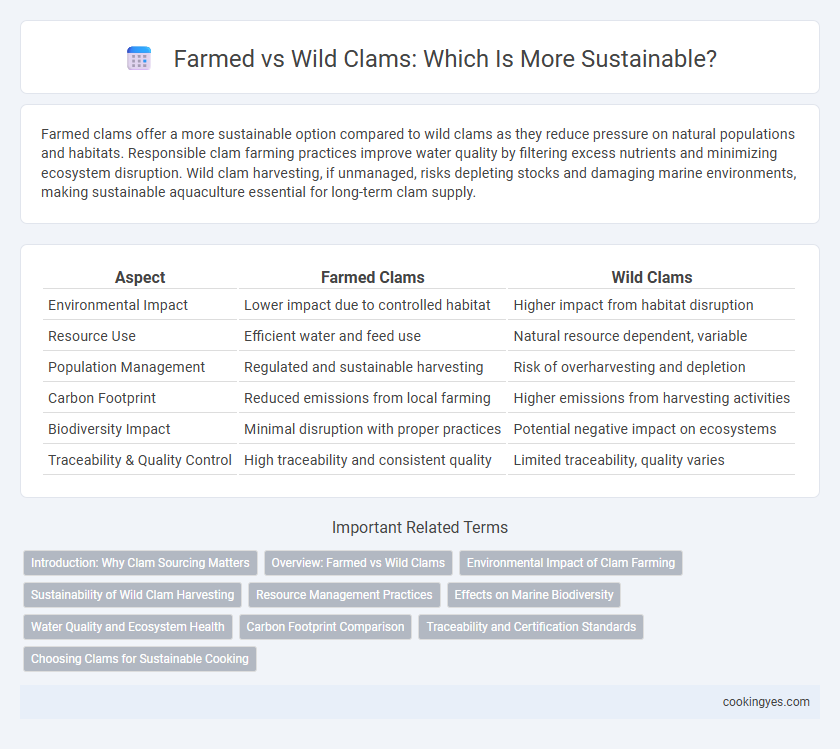 Farmed vs Wild Clams: Which Is More Sustainable?