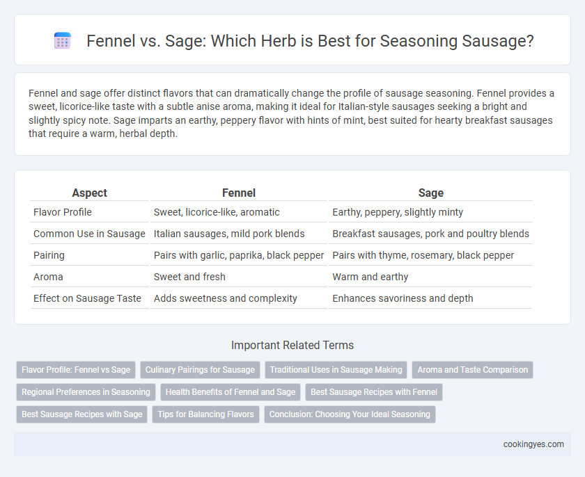 Fennel vs. Sage: Which Herb is Best for Seasoning Sausage?