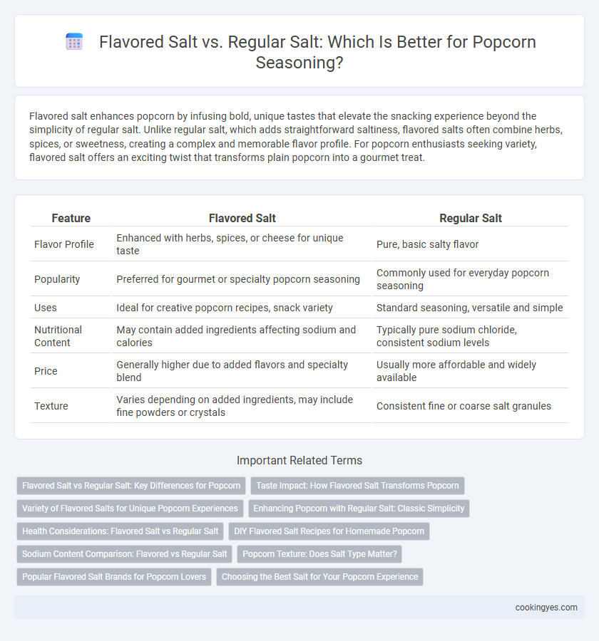 Flavored Salt vs. Regular Salt: Which Is Better for Popcorn Seasoning?