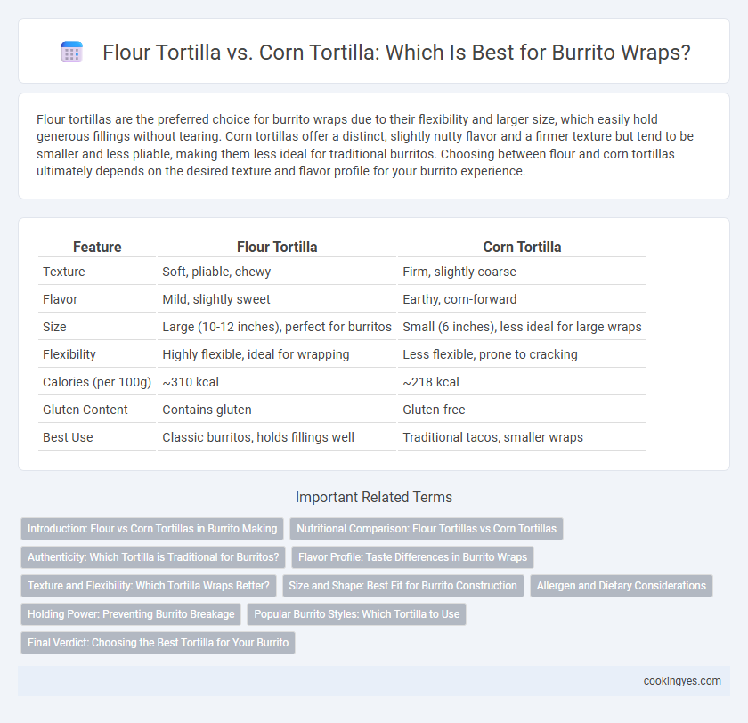 Flour Tortilla vs. Corn Tortilla: Which Is Best for Burrito Wraps?