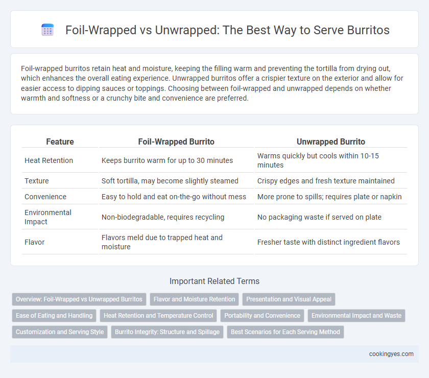 Foil-Wrapped vs Unwrapped: The Best Way to Serve Burritos
