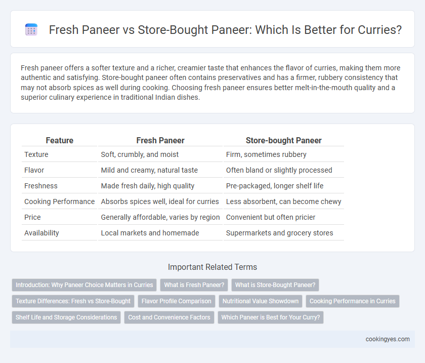 Fresh Paneer vs Store-Bought Paneer: Which Is Better for Curries?