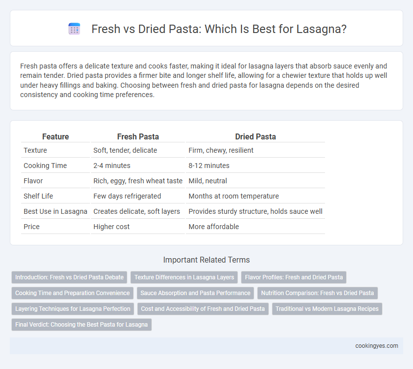 Fresh vs Dried Pasta: Which Is Best for Lasagna?