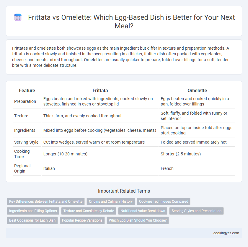 Frittata vs Omelette: Which Egg-Based Dish is Better for Your Next Meal?