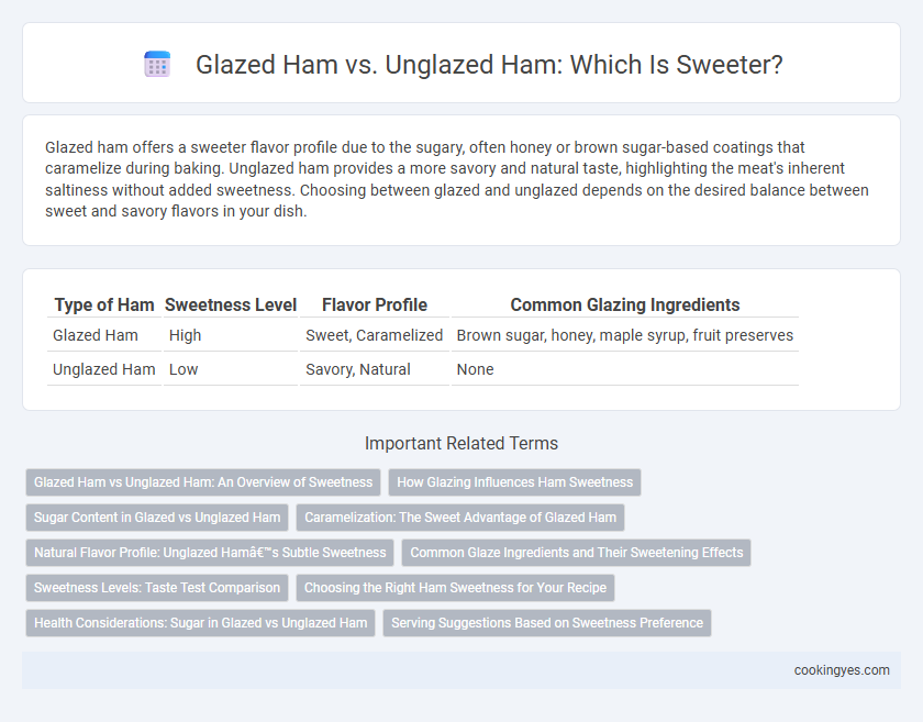 Glazed Ham vs. Unglazed Ham: Which Is Sweeter?