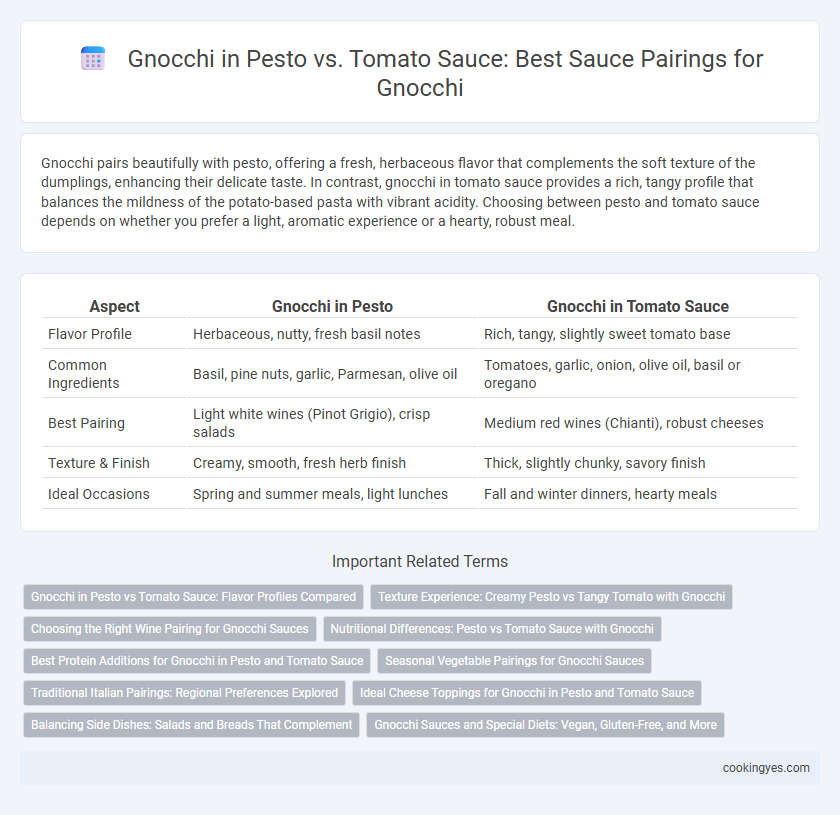 Gnocchi in Pesto vs. Tomato Sauce: Best Sauce Pairings for Gnocchi