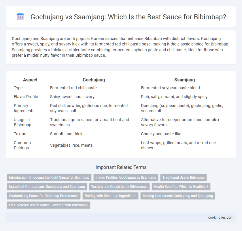 Gochujang vs Ssamjang: Which Is the Best Sauce for Bibimbap?
