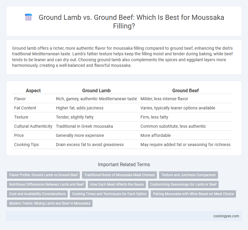 Ground Lamb vs. Ground Beef: Which Is Best for Moussaka Filling?
