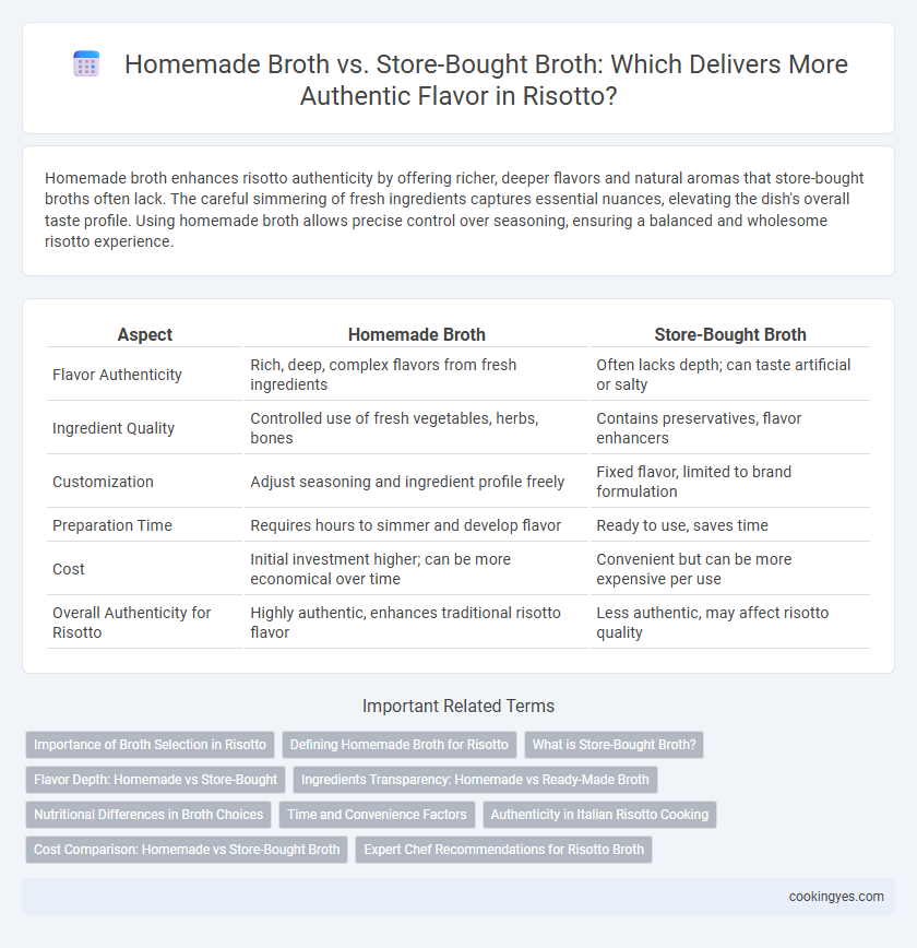 Homemade Broth vs. Store-Bought Broth: Which Delivers More Authentic Flavor in Risotto?